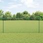 Preview: ARDEBO.de - Sechseckzaun mit Pfosten 50 x 1,6 m PVC-beschichteter Stahl