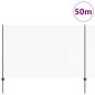 Preview: Sechseckzaun mit Pfosten 50 x 1,6 m PVC-beschichteter Stahl