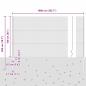 Preview: Zaun mit Pfosten Grau 1,6 x 10 m Stahl und PVC