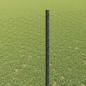 Preview: Sechseckzaun mit Pfosten 10 x 1,6 m PVC-beschichteter Stahl