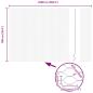 Preview: Zaun mit Pfosten Grau 1 x 25 m Stahl