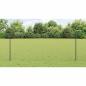 Preview: Zaun mit Pfosten Grau 1 x 25 m Stahl