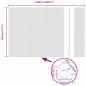 Preview: Zaun mit Pfosten Grau 1,2 x 25 m Stahl