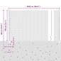 Preview: Zaun mit Pfosten Grau 1,4 x 25 m Stahl