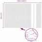 Preview: Zaun mit Pfosten Grau 1.6 x 25 m Stahl und PVC