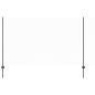 Preview: Sechseckzaun mit Pfosten 50 x 1,4 m PVC-beschichteter Stahl