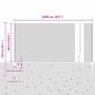 Preview: Zaun mit Pfosten Grau 1 x 100 m Stahl und PVC