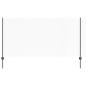 Preview: Zaun mit Pfosten Grau 1,2 x 100 m Stahl und PVC