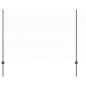 Preview: Sechseckzaun mit Pfosten 100 x 1,5 m PVC-beschichteter Stahl