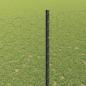 Preview: Sechseckzaun mit Pfosten 100 x 1,5 m PVC-beschichteter Stahl