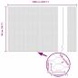 Preview: Zaun mit Pfosten Silber 0,5 x 10 m Stahl