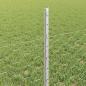 Preview: Sechseckzaun mit Pfosten 10 x 0,5 m Verzinkter Stahl Silber