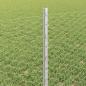 Preview: Sechseckzaun mit Pfosten 10 x 0,6 m Verzinkter Stahl Silber