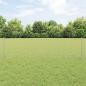 Preview: ARDEBO.de - Zaun mit Pfosten Silber 0,6 x 10 m Stahl