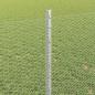 Preview: Sechseckzaun mit Pfosten 10 x 0,8 m Verzinkter Stahl Silber