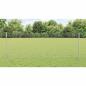 Preview: Zaun mit Pfosten Silber 0,8 x 10 m Stahl