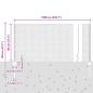 Preview: Zaun mit Pfosten Silber 0,8 x 10 m Stahl
