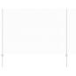 Preview: Zaun mit Pfosten Silber 1,5 x 10 m Stahl