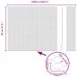 Preview: Zaun mit Pfosten Silber 0,8 x 25 m Stahl