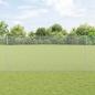 Preview: ARDEBO.de - Sechseckzaun mit Pfosten 25 x 1,4 m Verzinkter Stahl Silber