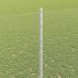 Preview: Sechseckzaun mit Pfosten 25 x 1,4 m Verzinkter Stahl Silber