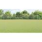 Preview: Zaun mit Pfosten Silber 1,4 x 25 m Stahl