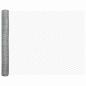 Preview: Sechseckzaun mit Pfosten 25 x 1,4 m Verzinkter Stahl Silber