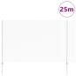 Preview: Zaun mit Pfosten Silber 1,5 x 25 m Stahl