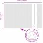 Preview: Zaun mit Pfosten Silber 1,5 x 25 m Stahl