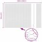 Preview: Zaun mit Pfosten Silber 1.6 x 25 m Stahl