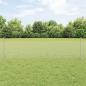 Preview: ARDEBO.de - Zaun mit Pfosten Silber 0,5 x 50 m Stahl