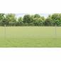 Preview: Zaun mit Pfosten Silber 0,6 x 50 m Stahl