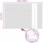 Preview: Zaun mit Pfosten Silber 0,6 x 50 m Stahl