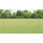 Preview: Sechseckzaun mit Pfosten 50 x 0,6 m Verzinkter Stahl Silber
