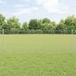 Preview: ARDEBO.de - Sechseckzaun mit Pfosten 50 x 0,8 m Verzinkter Stahl Silber