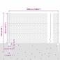 Preview: Zaun mit Pfosten Silber 1,2 x 50 m Stahl