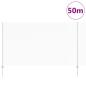 Preview: Zaun mit Pfosten Silber 1,4 x 50 m Stahl