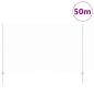 Preview: Zaun mit Pfosten Silber 1,4 x 50 m Stahl