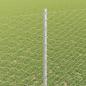 Preview: Zaun mit Pfosten Silber 1,4 x 50 m Stahl