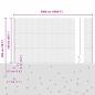Preview: Zaun mit Pfosten Silber 1,5 x 50 m Stahl