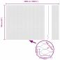 Preview: Zaun mit Pfosten Silber 1,6 x 50 m Stahl