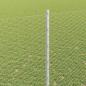 Preview: Sechseckzaun mit Pfosten 50 x 1,6 m Verzinkter Stahl Silber