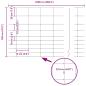Preview: Zaun mit Pfosten Silber 1,2 x 25 m Stahl
