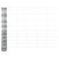 Preview: Zaun mit Pfosten Silber 1,2 x 25 m Stahl