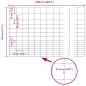 Preview: Zaun mit Pfosten Silber 1,2 x 25 m Stahl