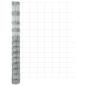 Preview: Zaun mit Pfosten Silber 1,5 x 25 m Stahl