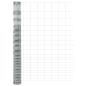 Preview: Zaun mit Pfosten Silber 1.6 x 25 m Stahl