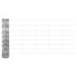Preview: Zaun mit Pfosten Silber 0,8 x 50 m Stahl