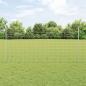 Preview: ARDEBO.de - Zaun mit Pfosten Silber 1,2 x 50 m Stahl