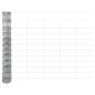 Preview: Zaun mit Pfosten Silber 1,2 x 50 m Stahl